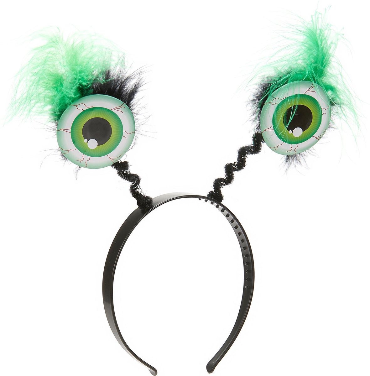 NINGBO PARTY SUPPLIES - Haarband met groene ogen - Accessoires > Haar & hoofdbanden